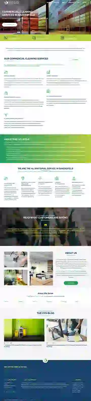Commercial Cleaning Website Design by Envisager Studio
